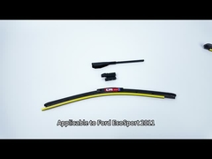 Всеразмерные бритвы для ветровых стекол Силиконовые натуральные черные бритвы для автомобилей